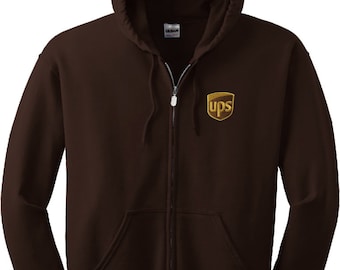 Ups Sweatshirts, Kapuzen, Rundhalsausschnitt und Reißverschluss United Parcel Service Kostenloser Versand im Inland