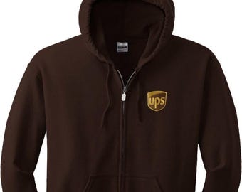 Felpe UPS, con cappuccio, girocollo e con cerniera United Parcel Service Spedizione nazionale gratuita