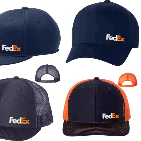 Casquette FedEx avec visière Flexfit et bonnet casquette de camionneur snapback