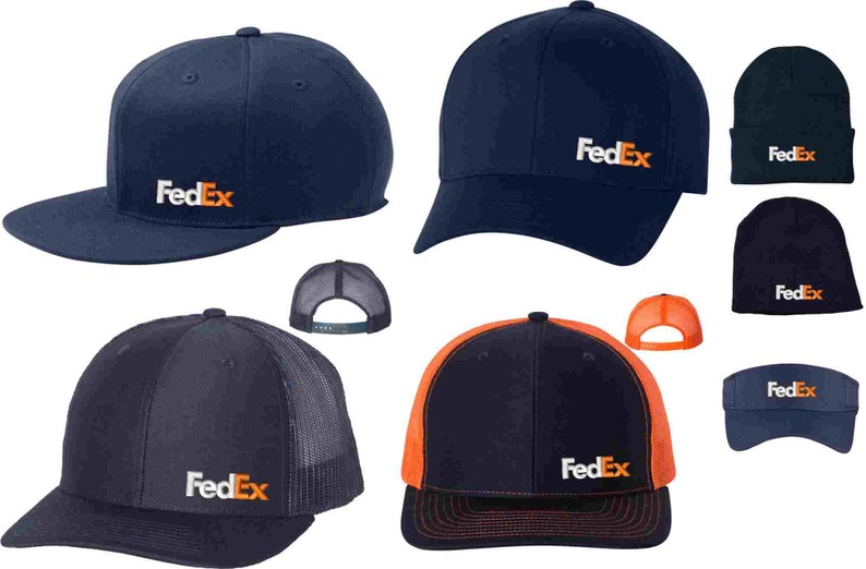 FedEx cap hat Flexfit visor beanie trucker cap snapback Starting 19.99 image 1