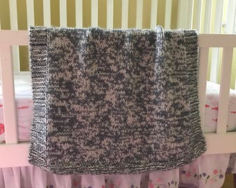 Knit Blanket Pattern, Knitted Baby Blanket Patterns, Chunky Knitted Baby Blanket Pattern, Chunky Knit