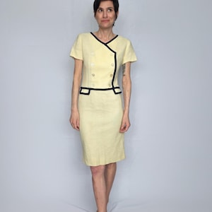 white christmas dresses Dolly Scallop Trim Shift Dress Small / Cream main image 0