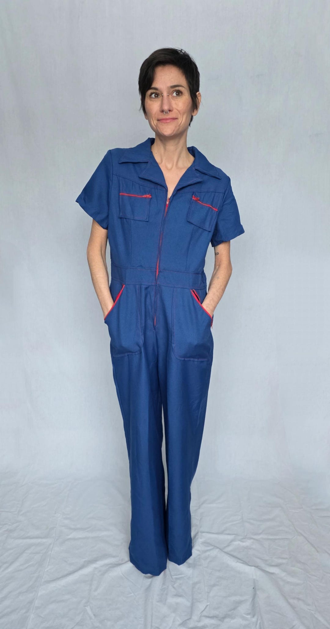 60〜70s Montgomery Ward Denim CoverAll MONTGOMERY WARD DENIM COVERALL 70S 「バットダイ、サイズ42