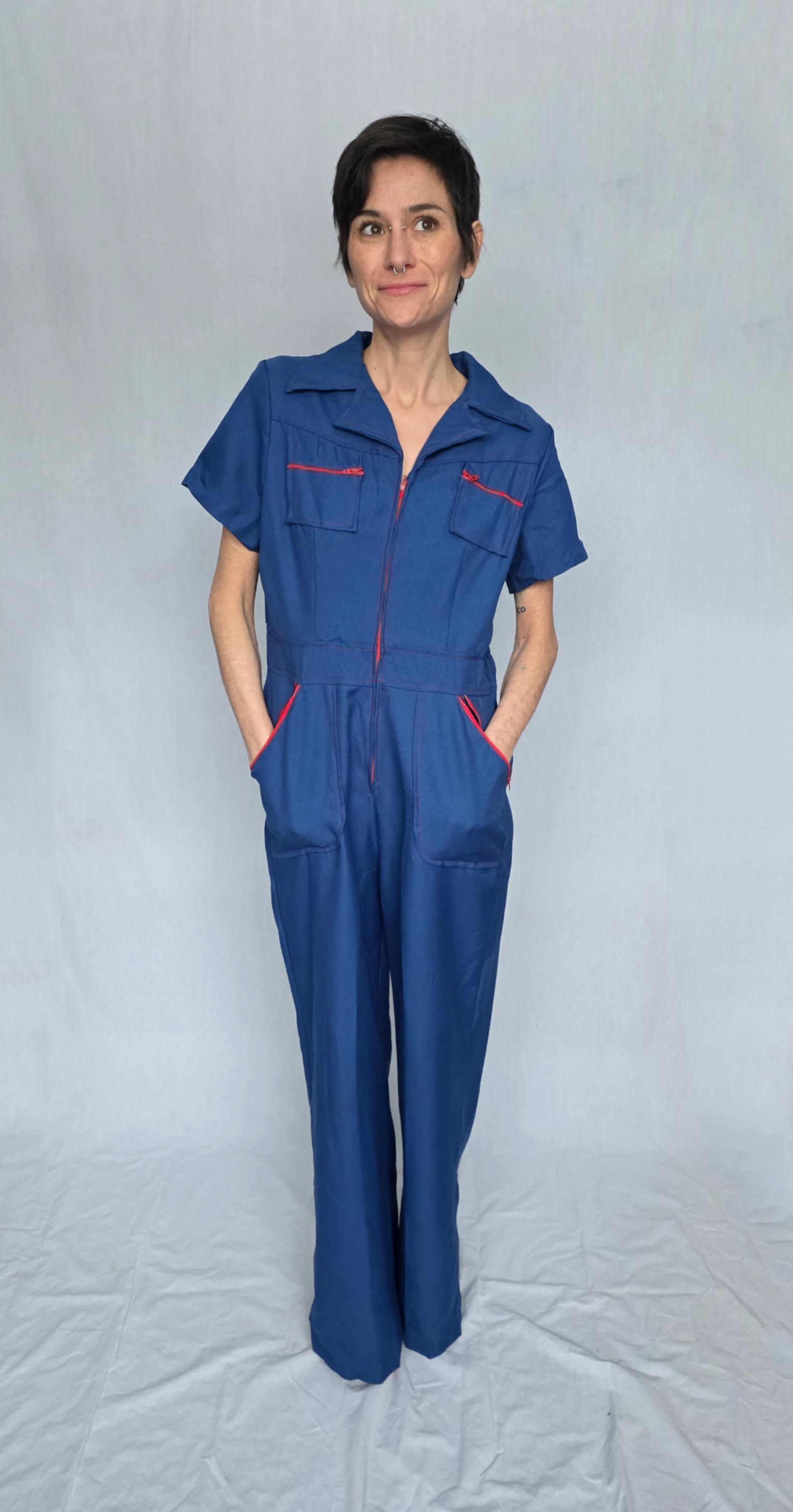 Montgomery Ward Coveralls, 70s Blue Zip Front (unisex Vintage) - Etsy