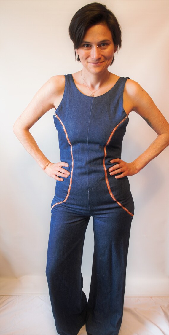 2000 raver zipper overalls