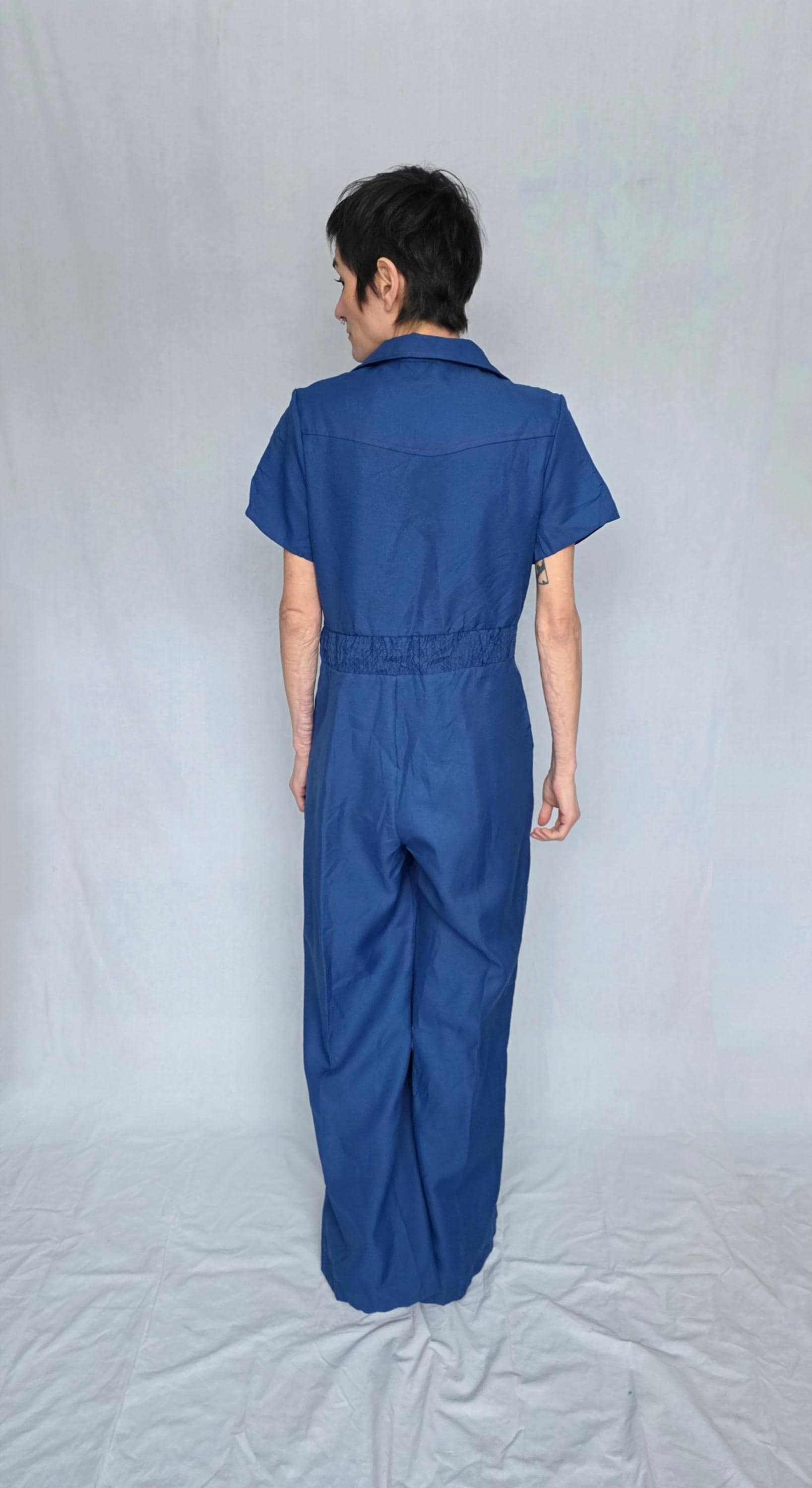 60〜70s Montgomery Ward Denim CoverAll MONTGOMERY WARD DENIM COVERALL 70S 「バットダイ、サイズ42