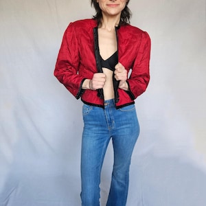 Chaqueta acolchada vintage de los años 50, talla M/ML