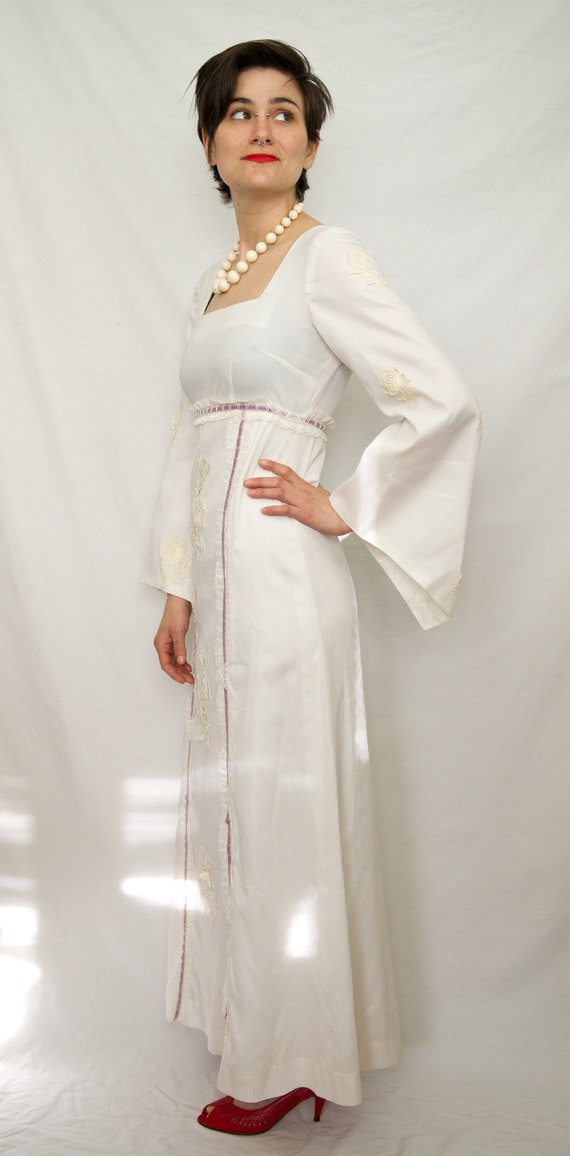 white embroidered maxi dress