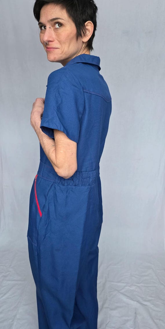 Montgomery Ward Coveralls, 70s Blue Zip Front (unisex Vintage) - Etsy