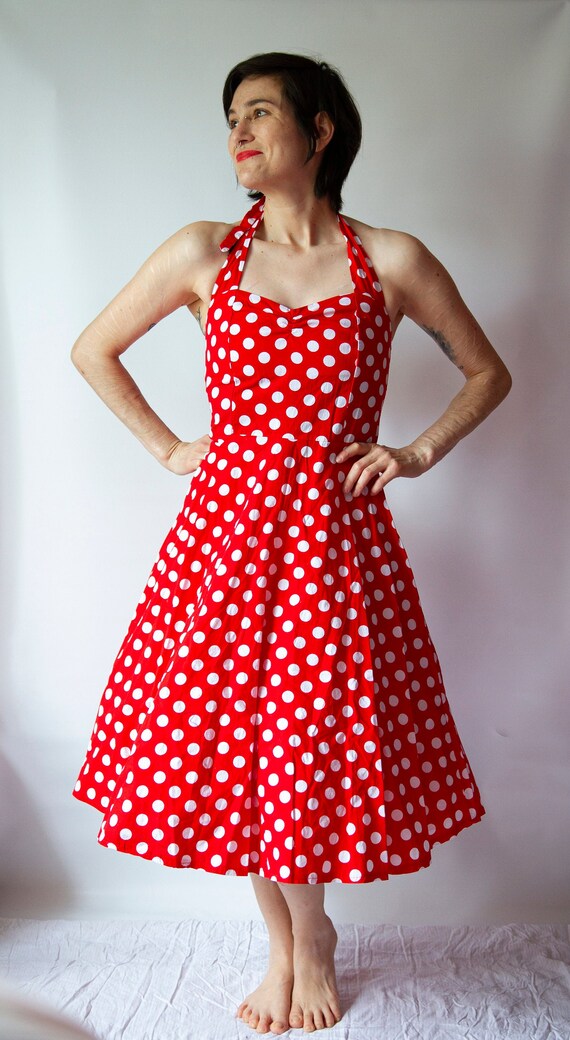 red gingham halter marcie dress Juana Halter Midi Dress - Red Gingham main image 1