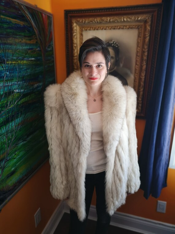 1970's fox fur coat