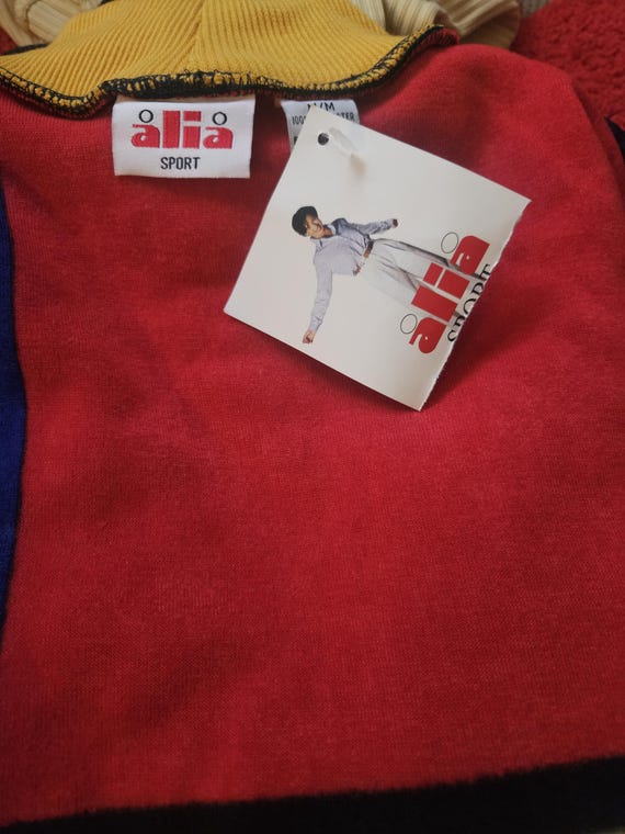 Deadstock 90s Primary Color Block Fleece – Bold M… - image 6