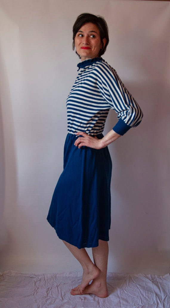 1970's striped knit dress - image 2