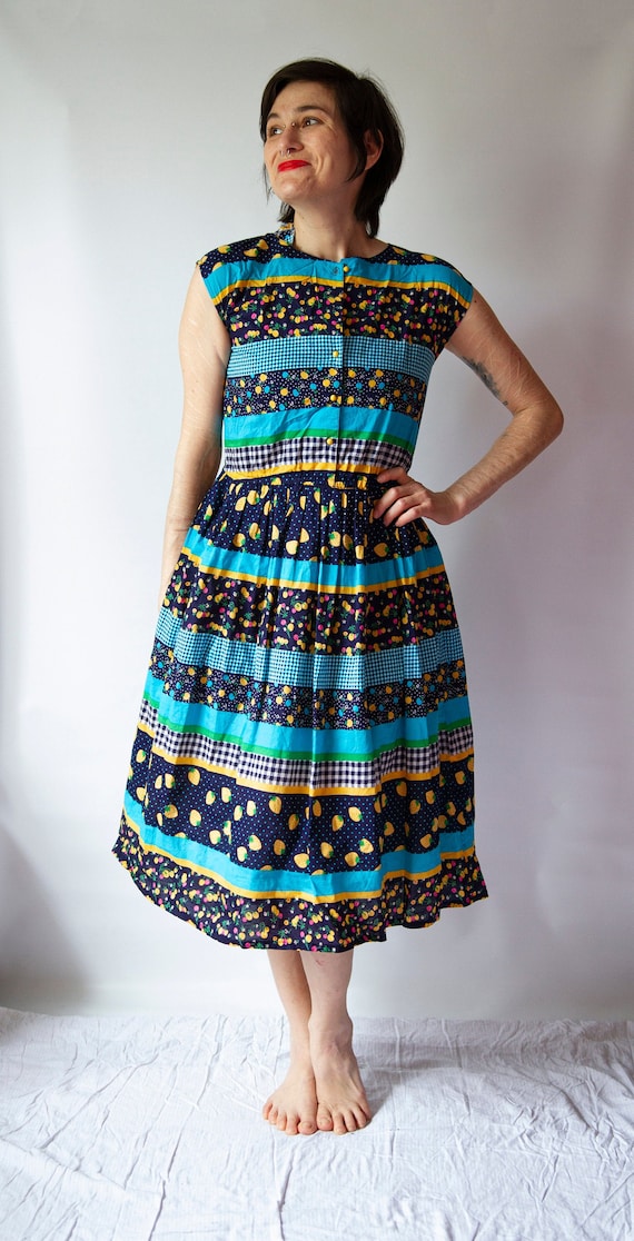 80's fruity summer dress - image 1