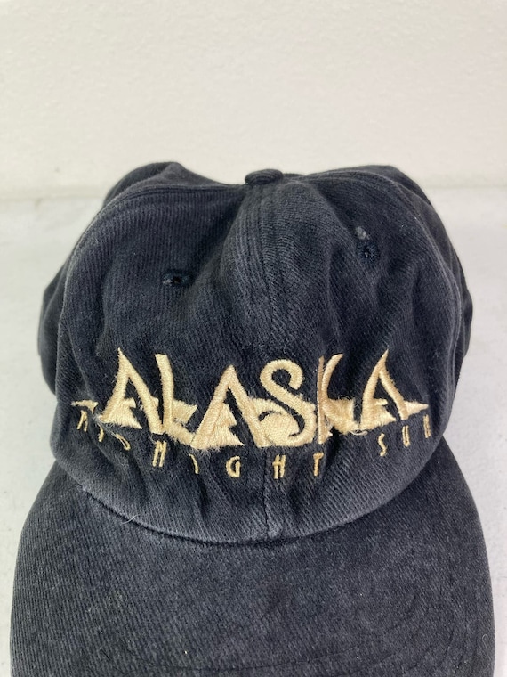 VTG Alaska Midnight Sun Hat Classic Embroidered C… - image 5