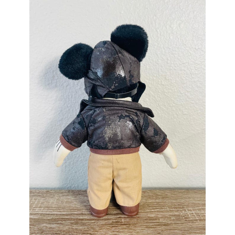 Muñeco de peluche de Mickey Mouse Aviador Piloto de Disney, 2000 Applause Pals Dress Ups imagen 11