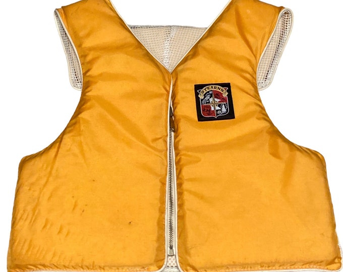 Life Jacket Type III Vintage Vest Stearns Adult Fishing Sans Souci Zip