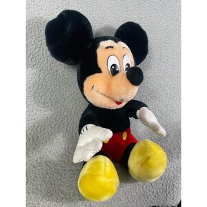 Vintage Mickey Mouse Plush Disney Parks 15 Inch Disneyland Walt Disney World Stuffed Animal Classic Toy Nursery Decor Collector Gift image 6