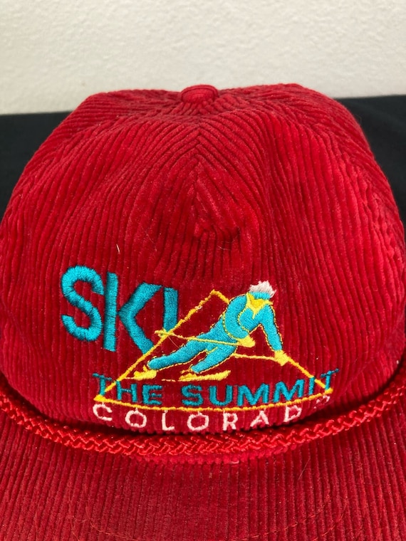 Vintage 90s Ski The Summit Red Corduroy Colorado … - image 4