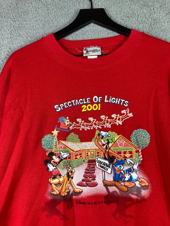 VTG Disney 2001 Spectacle of Lights Sweatshirt 2X… - image 9