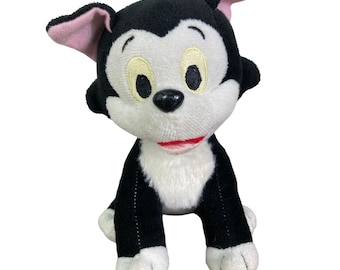 ディズニー ピノキオ フィガロ 猫 ぬいぐるみ 黒猫 おもちゃ 7インチ