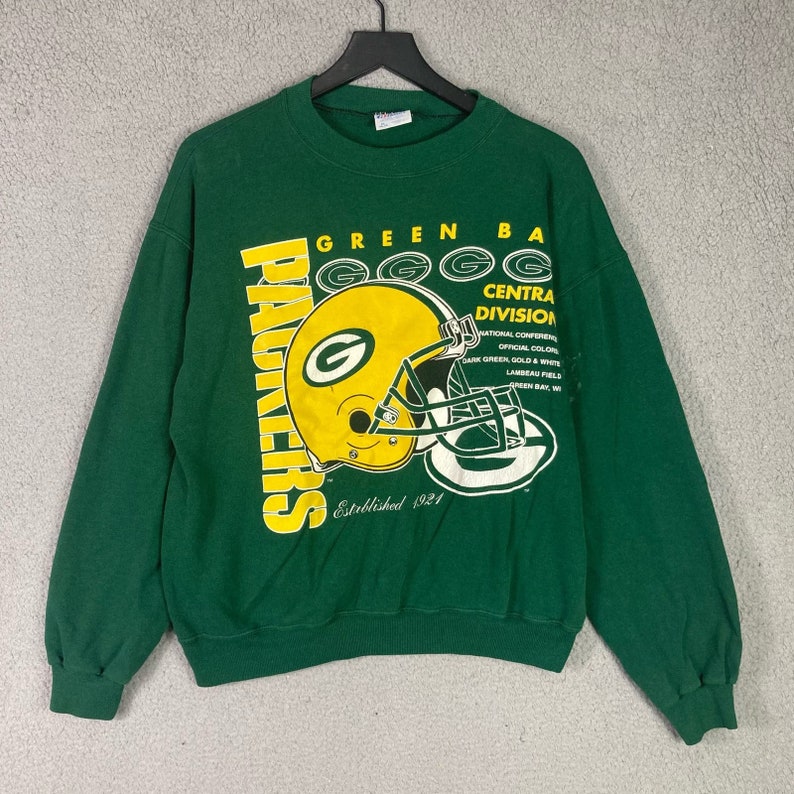 Green Bay Packers Sweatshirt NFL Mens Crewneck Size XL Football ...