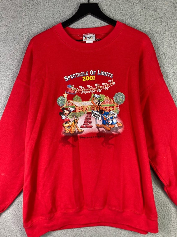 VTG Disney 2001 Spectacle of Lights Sweatshirt 2X… - image 7