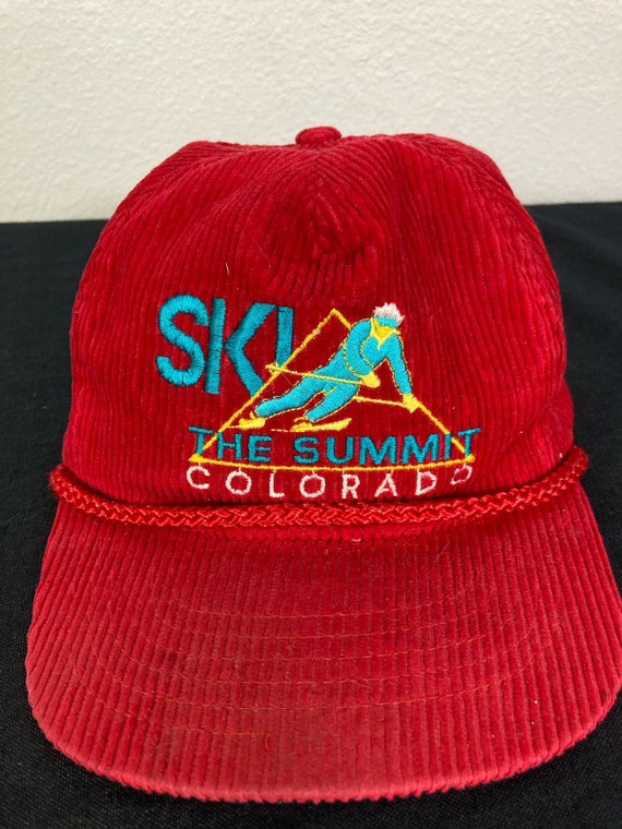 Vintage 90s Ski The Summit Red Corduroy Colorado … - image 3