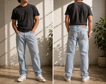 90s Gap Worker Jeans Distressed Baggy Light Wash Denim Jeans Paint