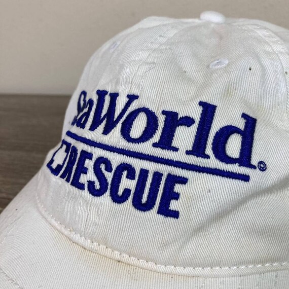 Rescue Hat Sea World Adjustable White SeaWorld Bl… - image 7