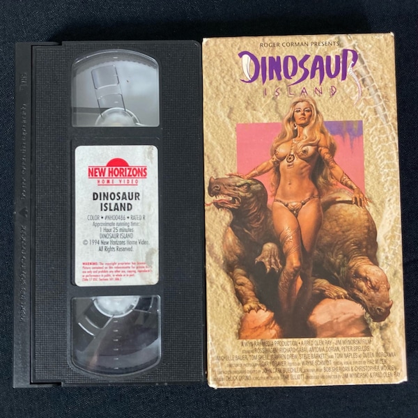 Dinosaur Island 1994 VHS Tape 736991448636 Vintage Classic Adventure Movie Film R