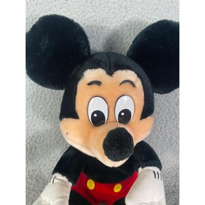Vintage Mickey Mouse Plush Disney Parks 15 Inch Disneyland Walt Disney World Stuffed Animal Classic Toy Nursery Decor Collector Gift image 8