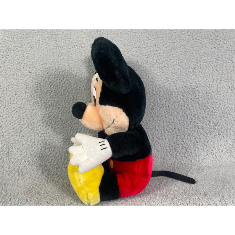 Vintage Mickey Mouse Plush Disney Parks 15 Inch Disneyland Walt Disney World Stuffed Animal Classic Toy Nursery Decor Collector Gift image 9