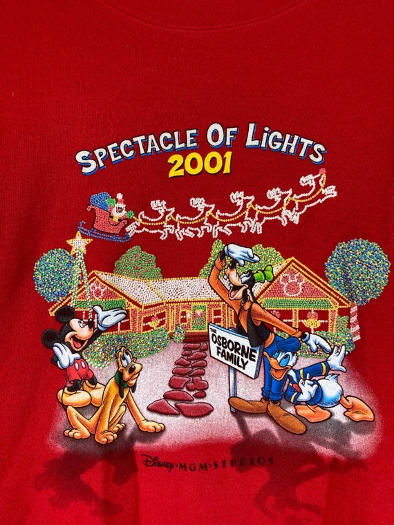 VTG Disney 2001 Spectacle of Lights Sweatshirt 2X… - image 8