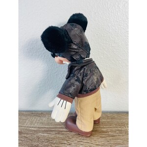 Muñeco de peluche de Mickey Mouse Aviador Piloto de Disney, 2000 Applause Pals Dress Ups imagen 13