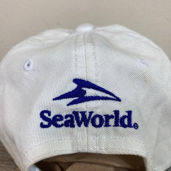 Rescue Hat Sea World Adjustable White SeaWorld Bl… - image 9