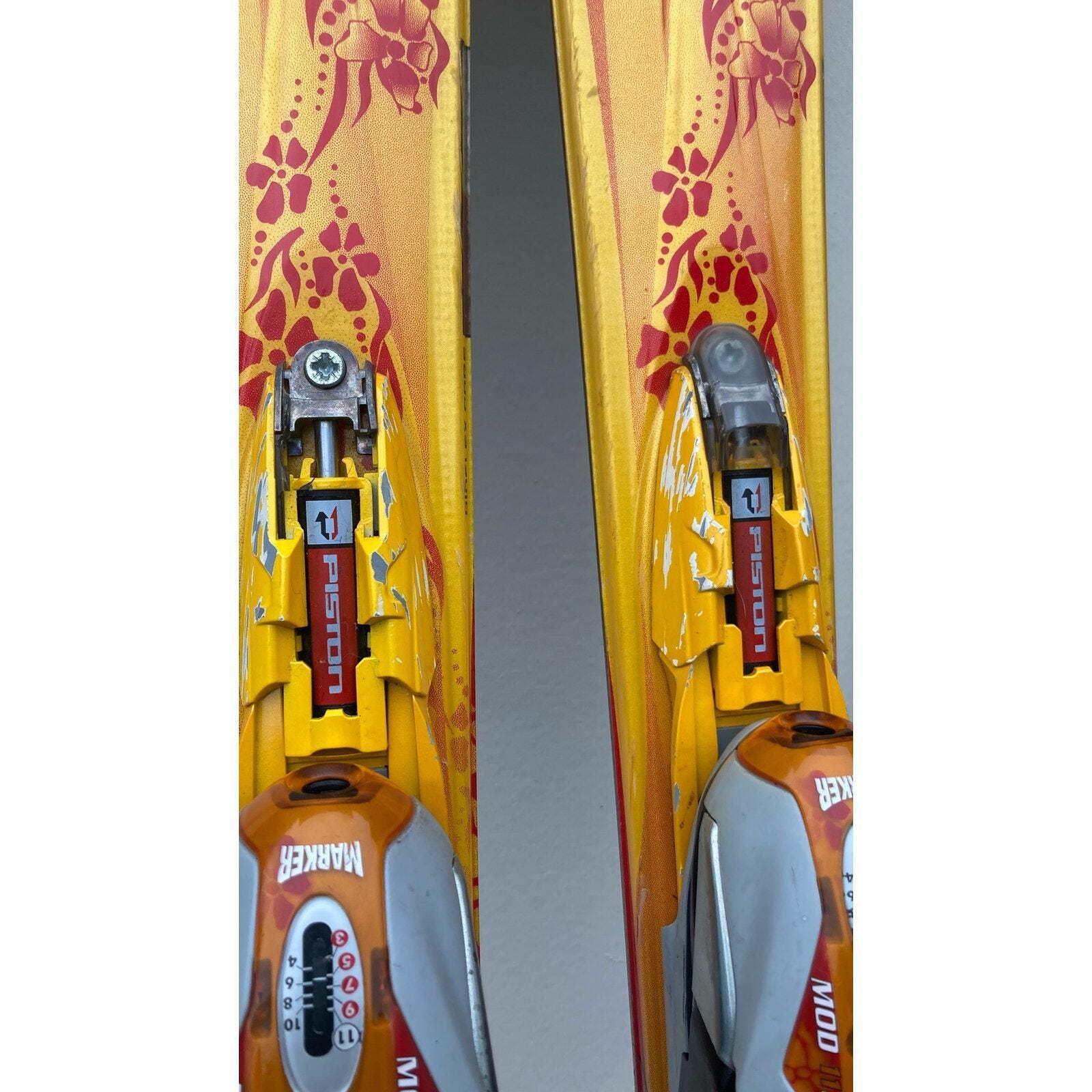 K2 Burnin Luv Womens Skis 146cm Beginner Intermediate All Mountain
