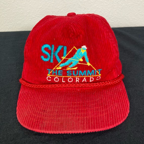 Vintage 90s Ski The Summit Red Corduroy Colorado … - image 2