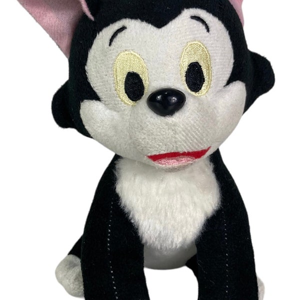 Disney Figaro Plush 7 Inch Stuffed Animal Toy Cat from Pinocchio Collectible