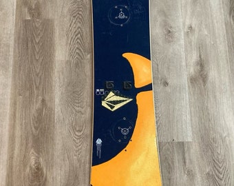 Burton 160.5cm Balance Snowboard VTG Blue Orange Freestyle