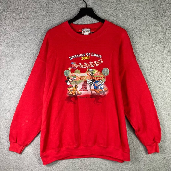 VTG Disney 2001 Spectacle of Lights Sweatshirt 2X… - image 5