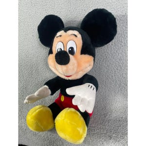 Vintage Mickey Mouse Plush Disney Parks 15 Inch Disneyland Walt Disney World Stuffed Animal Classic Toy Nursery Decor Collector Gift image 7