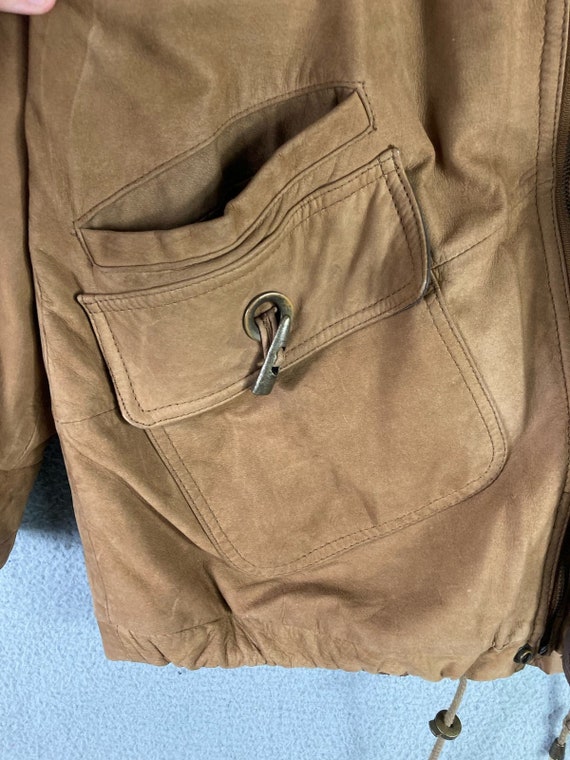 Adler Vintage Genuine Leather Jacket Men's Size M… - image 10