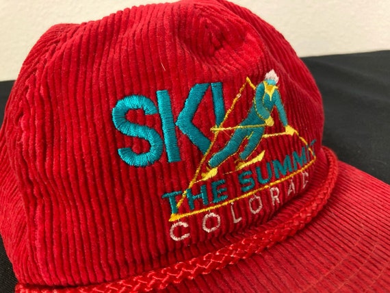 Vintage 90s Ski The Summit Red Corduroy Colorado … - image 9