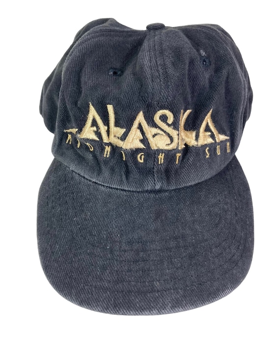 VTG Alaska Midnight Sun Hat Classic Embroidered C… - image 1