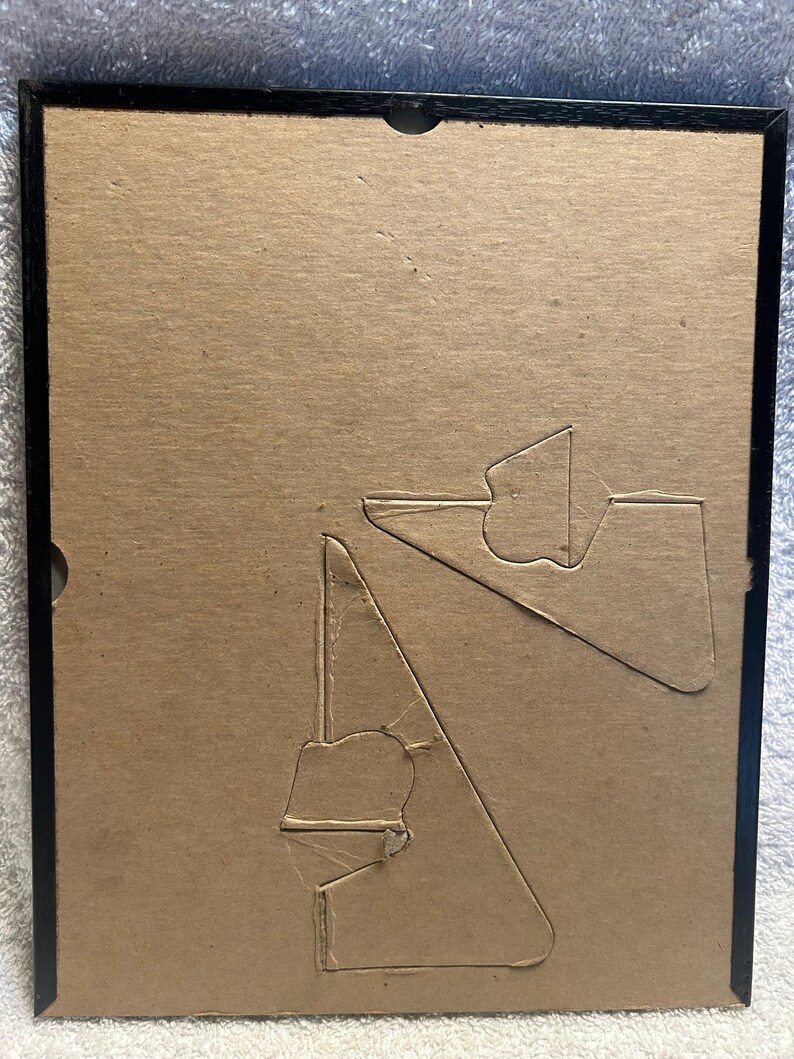 Vintage Black Velvet Painting, Winter Moonlight Bridge, Paint by Number ...