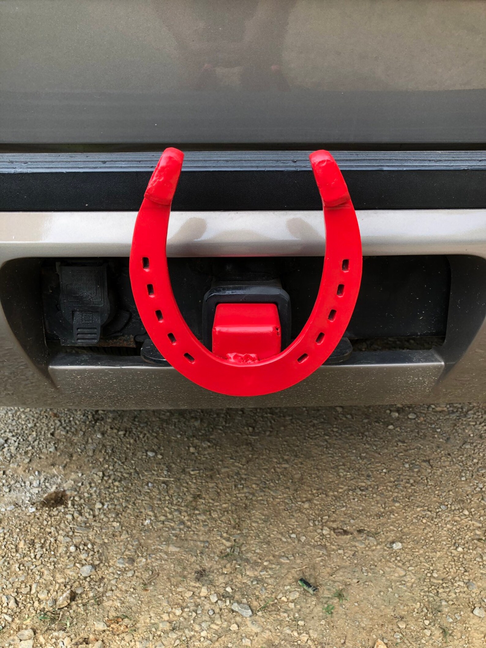 Horseshoe Trailer Hitch Cover / Hitch Insert / Truck Decor / Etsy