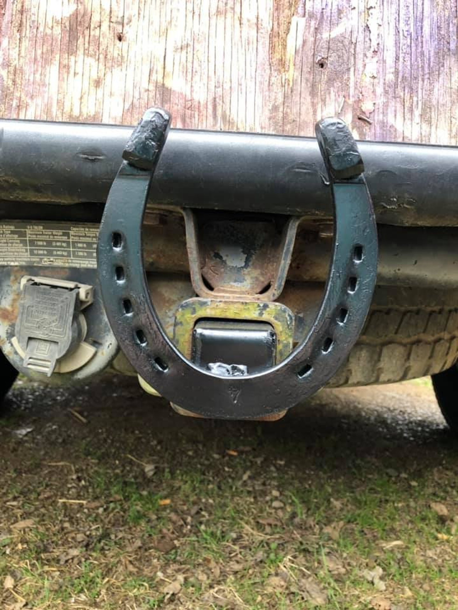 Horseshoe Trailer Hitch Cover / Hitch Insert / Truck Decor / Etsy