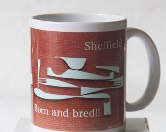 Sheffield Born and Bred mug