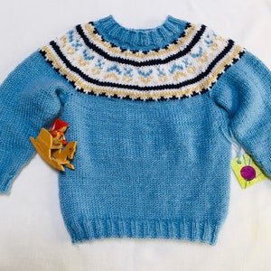 Prince George's fair isle sweater in size 2T-4T